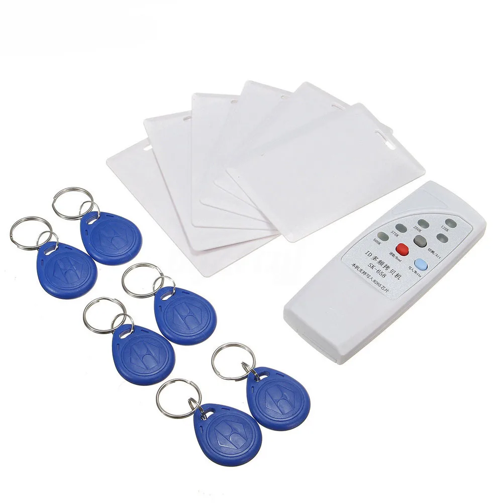 13 шт. 125 кГц RFID считыватель ID карт Писатель Копир Дубликатор+ 6 карт+ 6 тегов PR