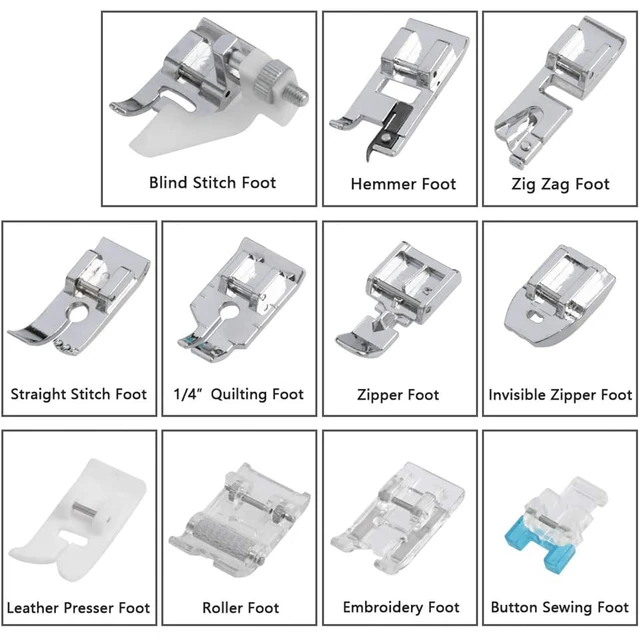 Magnetic Seam Guide 3 Models of Magnet for Sewing Machine Adjustable Guide  Sewing Machine Presser Foot for use with Low-Shank Sewing Machines 20 pcs Sewing  Clips Etc Off-white