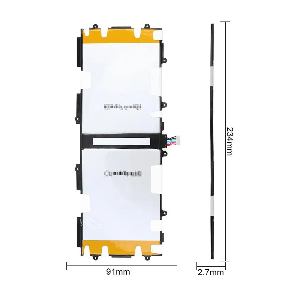 T4500E 3,8 V 6800mAh аккумулятор для планшета литий-ионная аккумуляторная батарея подходит для samsung GALAXY Tab3 P5210 P5200 P5220 P5213