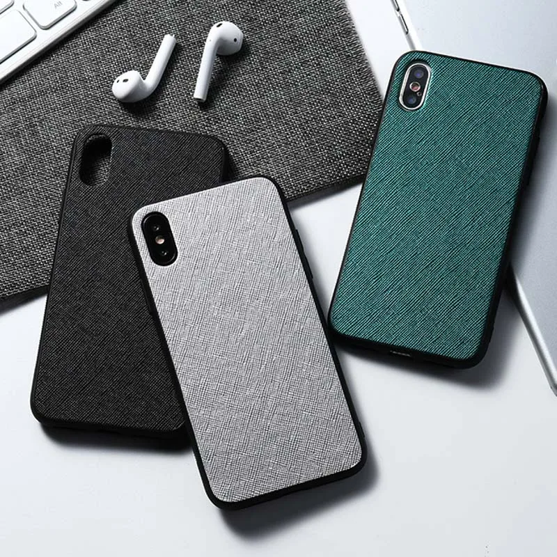

Cloth Texture Case For Xiaomi Redmi Note 8 Pro 7 7A 8T K20 5 6 6A S2 Case Silicon Mi 9T A3 9 lite 8 SE Note 10 Mix 3 A2 Covers