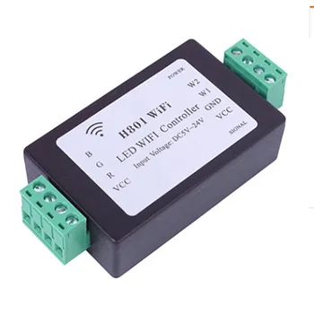 

H801WiFi WiFi controller,LED controller,RGB controller,RGBW light bar controller
