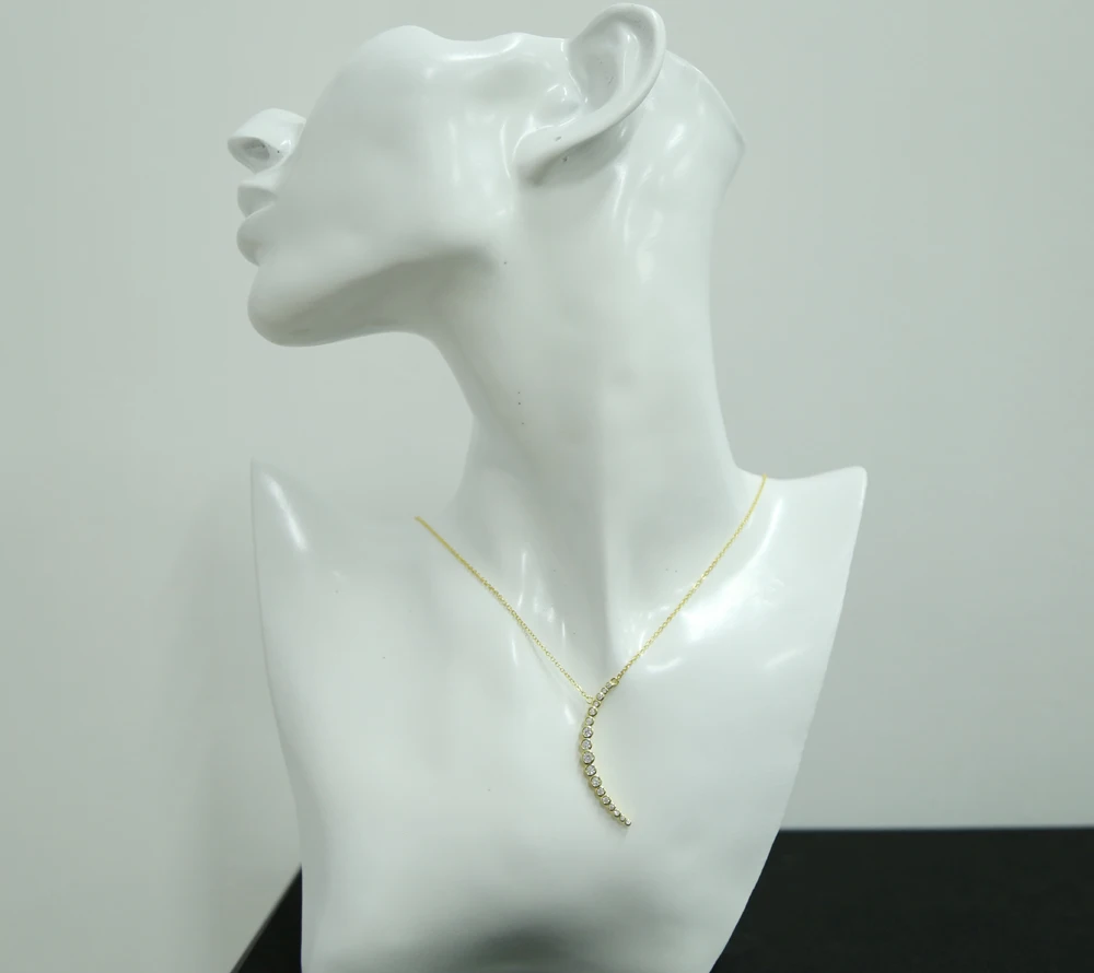 Женская подвеска из серебра 925 пробы с фианитом|necklace a|necklace high qualitydelicate necklace |