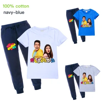 

Pring Toddler Boy Clothes T Shirt +Long Trousers Boutique Kids Clothing Suit Fashion Girls Fall Outfits Sets Teen Clothing