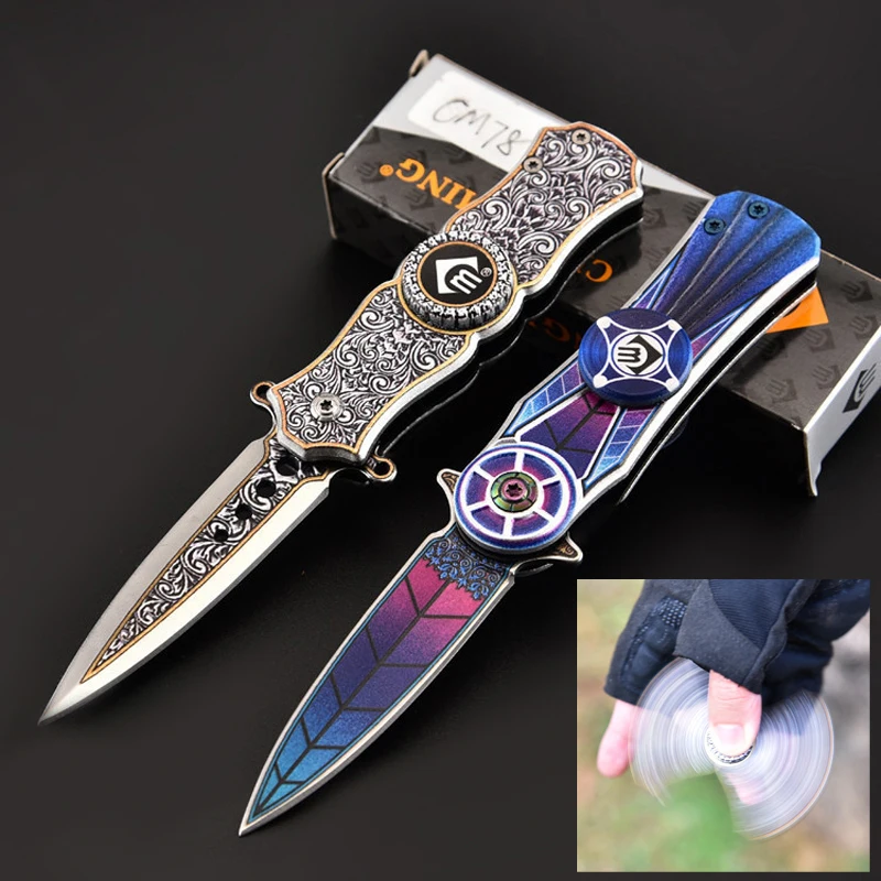 Складной нож Гироскопический нож тактический нож складные карманные ножи Многофункциональный охотничий нож карманные ножи для выживания