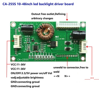 

10-48 inch LED LCD TV Backlight Constant Current Board Boost driver Inverter board CA-255S