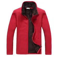 Зимняя мужская толстовка с капюшоном с начесом и толстой полярная флисовая Толстовка спортивный кардиган большого размера теплое ветрозащитное пальто с длинными рукавами