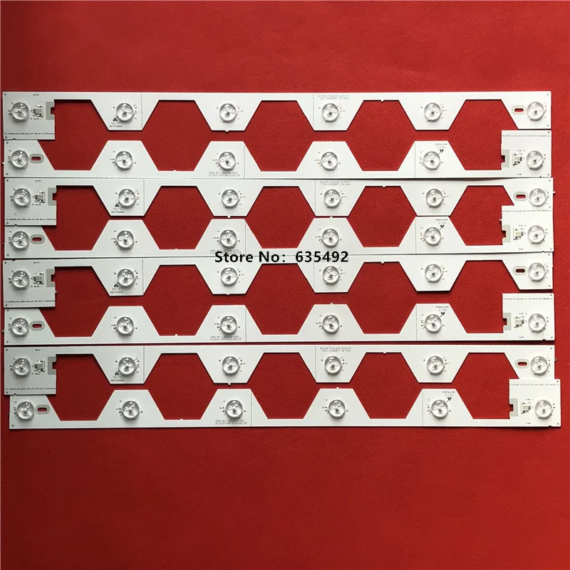 LED Backlight strip 6 lamp For TCL U50S6806S L50E5800A LVU500NDEL SW-4C-LB5006-YH2 4C-LB5006-HR2 LB5005 TMT_50E5800_8X6_3030C |