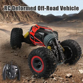 

2.4G Remote Control Stunt Car Toy Electric Duals Mode Off-Road Vehicle Toy S7JN