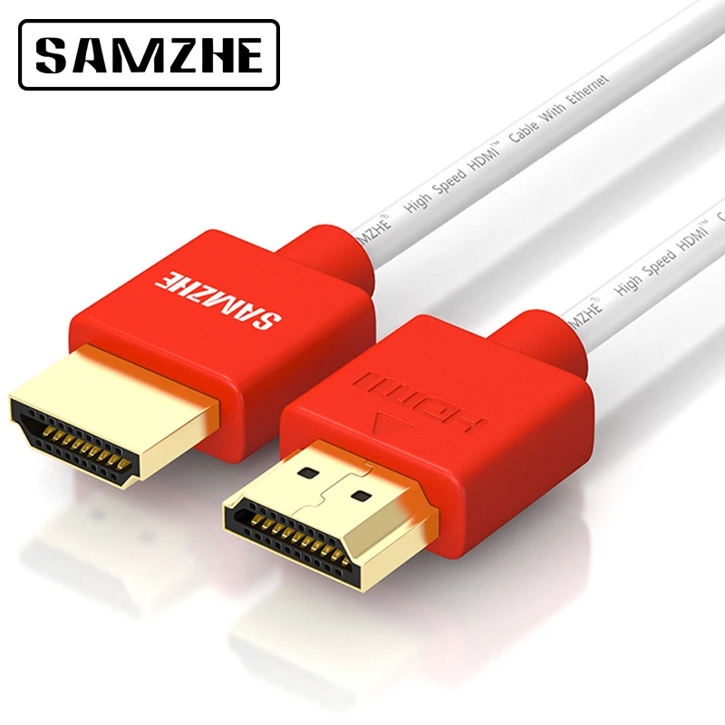 SAMZHE 1080P 2 0 Тип HDMI кабель позволяет заряжать устройства в 4K HDMI2.0 1 5 м/2 м/3 м/5 м со