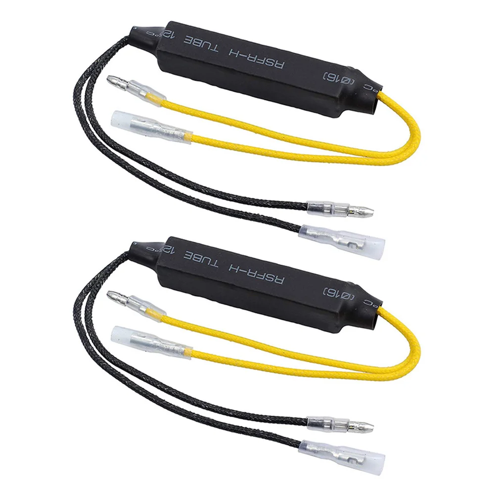 1pair Turn Signal Light Resistance Decoder Motorcycle Indicator 27w 26