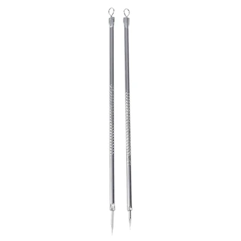 

Stainless Black Head Remover Tool Acne Pimple Extractors Silver