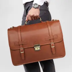 MAHEU роскошная дизайнерская кожа портфель мужские из натуральной кожи деловая сумка коричневый кожаный портфель для лэптоп ноутбуки
