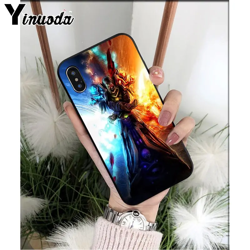 A16 Yinuoda WOW World of Warcraft TPU Мягкий силиконовый чехол для телефона Apple iPhone 8 7 6 6S Plus X XS MAX 5 5S SE XR сотовые телефоны - Цвет: A16