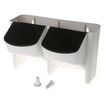 

Self Watering Flower Pot 2 Pocket Stackable Vertical Wall Hanging Garden Planter