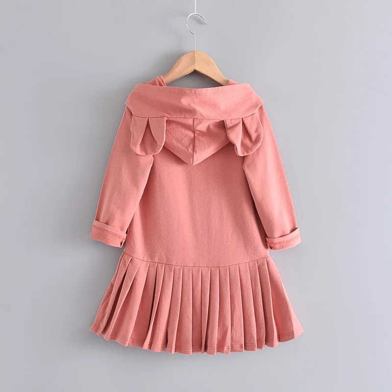 Menoea Girls Dresses Cute Spring Autumn Kids Long Sleeve Animal Print Girl Party Princess for 2-7Y Children Clothes | Детская одежда и