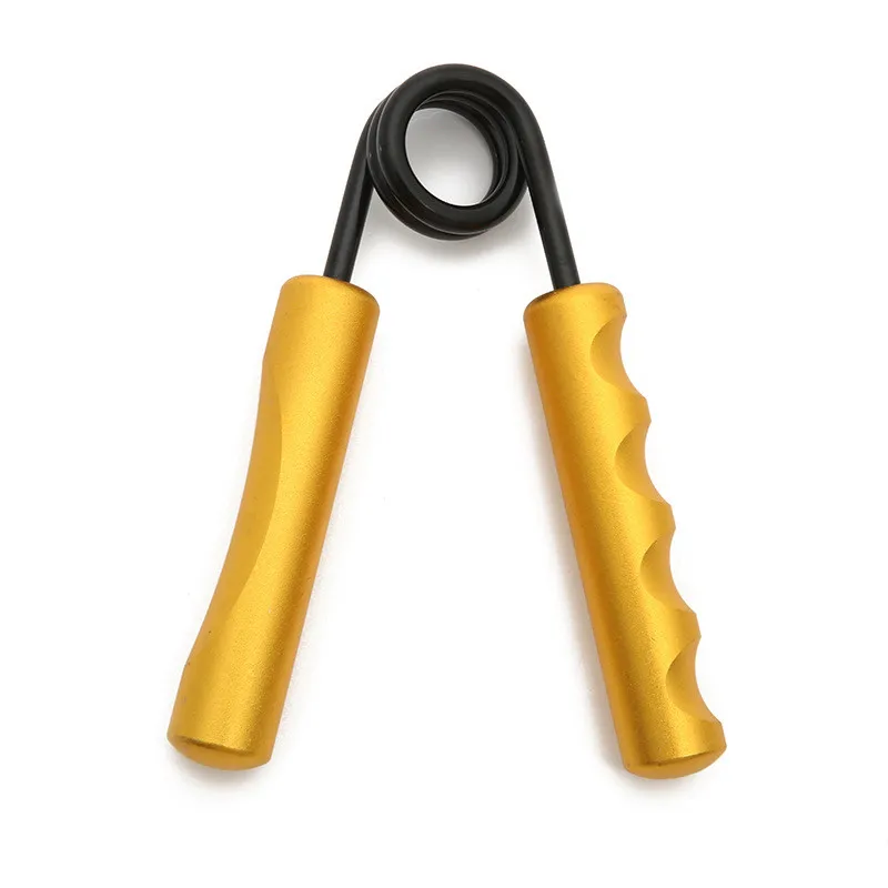 Gold 100lb 100-300lb модный алюминиевый сплав рукоятка портативная рука реабилитация палец тренировочное устройство - Цвет: Gold 100lb
