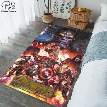 

New Superman/Batman/US Captain/The Avenger Carpets Soft Flannel 3D Printed Rugs Mat Rugs Anti-slip Large Rug Carpet-12