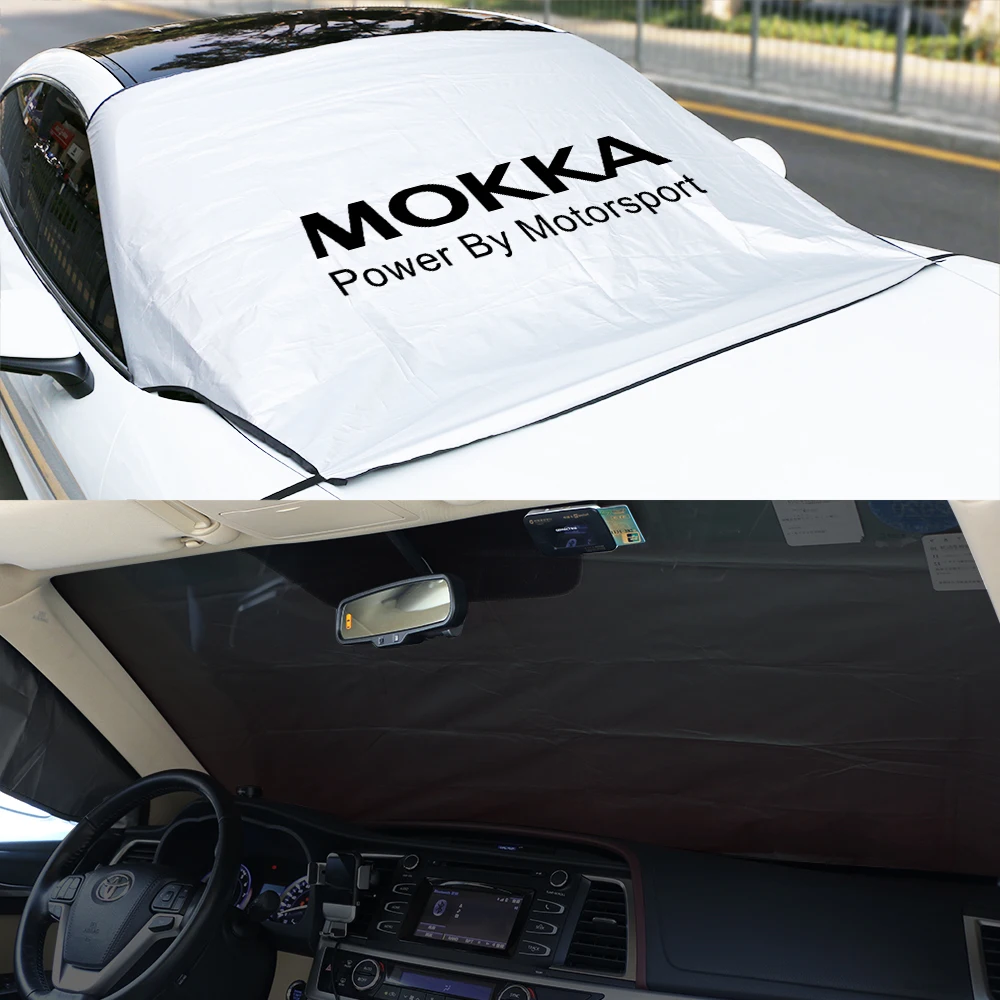 For Opel Astra Corsa OPC Insignia Vectra Mokka Car Windshield Sunshade Front Window Sun Shade Winter Snow Cover Auto Accessories