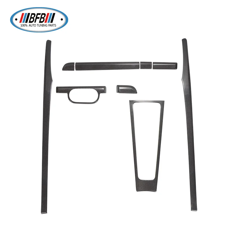 

LHD 9 шт. внутренняя отделка глянцевый черный цвет 2*2 сухой Карбон дополнительно Стиль Искусство для Porsche 991 718 981 Boxster Cayman LHD