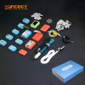 

BOSON Science Kit with 8 sensors LED monitor compatible with Arduino micro:bit for kids play learn invent education exploration
