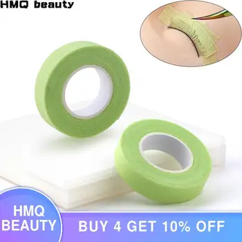 

9m Non-woven grafted eyelash tape with holes breathable comfortable sensitive resistant Green eye pad Eyelash extension tools