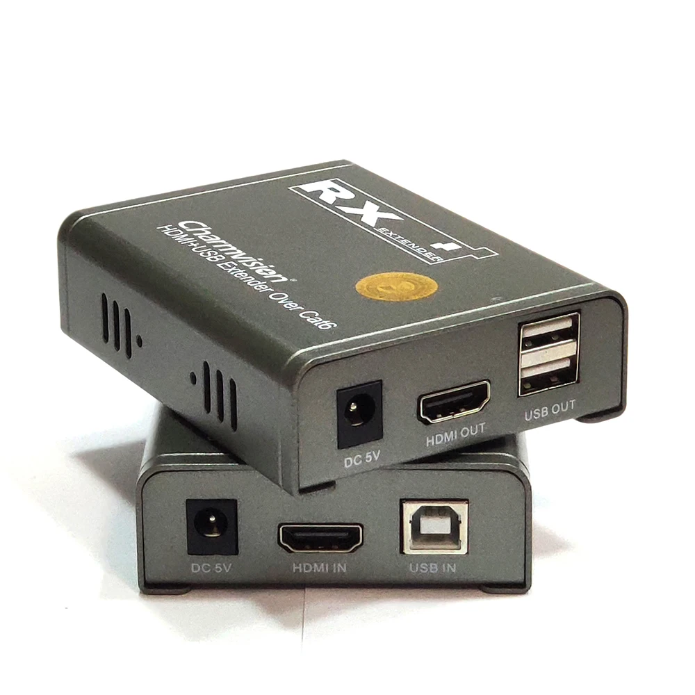 Charmvision EKU60H 60 м 196ft USB K/м HDMI KVM удлинитель 1080P HD аудио видео кодер-декодер по UTP STP CAT6