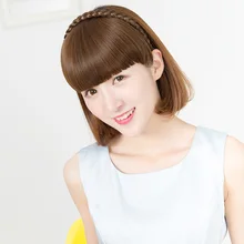 LUPU парики челка косички обручи женские Воздушные Qi челки накладные волосы шторы косички невидимые и бесследные