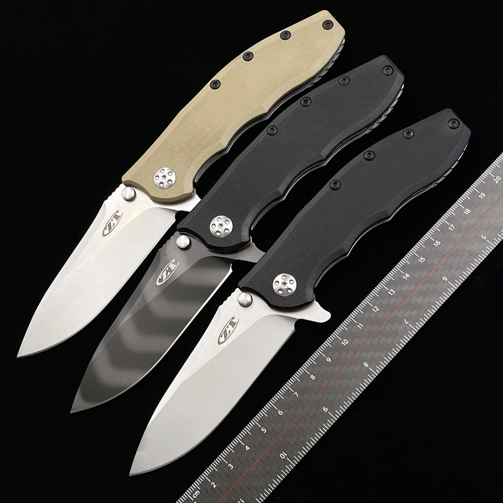 Zero Tolerance ZT 0562 0562CF Ball Bearing Folding Knife 3.5&quot ELMAX Blade g10 handle outdoor camping hunting pocket EDC KNIVES |