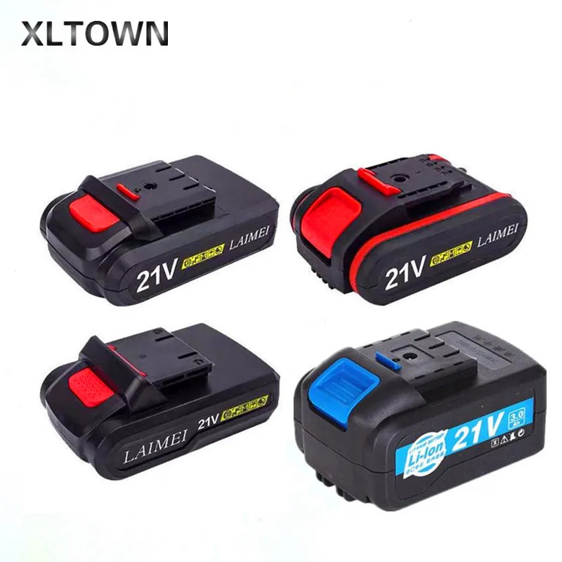 XLTOWN 12V/16.8V/21V/18V Power Lithium Battery Large Capacity Cordless Electric Screwdriver Battery Mini drill lithium battery