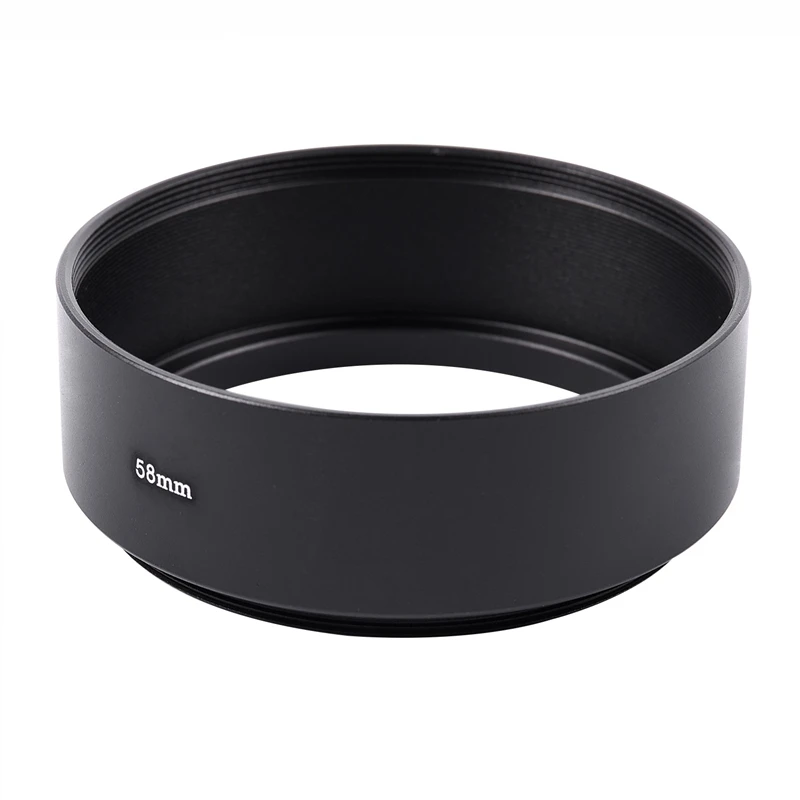 Стандартная металлическая бленда объектива для Canon Nikon Pentax sony Olympus