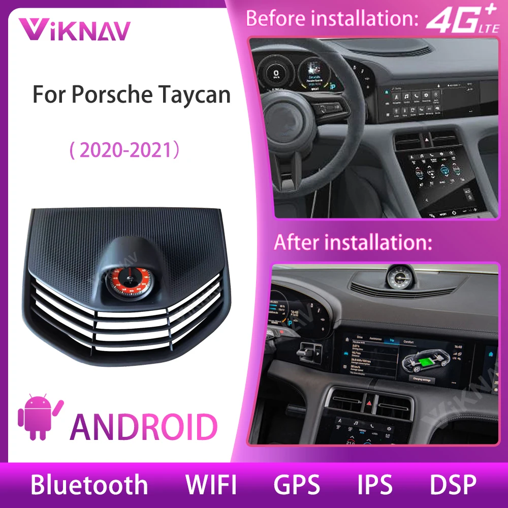 Car Stopwatch For Porsche Taycan 20202021 Interior Dashboard Clock