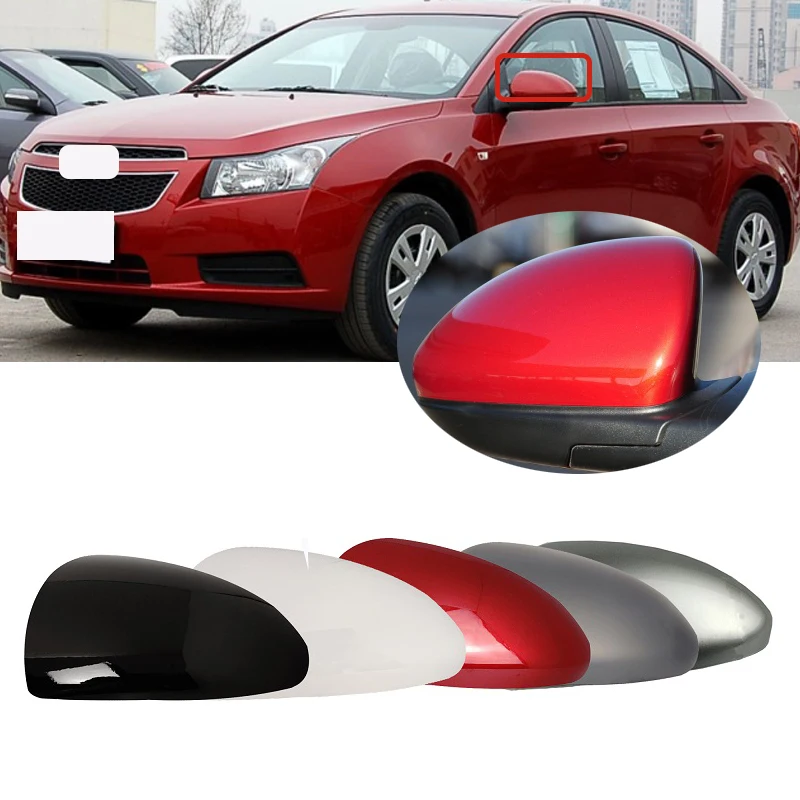 Roavia For Chevrolet Cruze 2009 2010 2011 2012 2013 Car Outside Rearview Mirror Cover Cap Wing Door Side Mirror Shell Housing