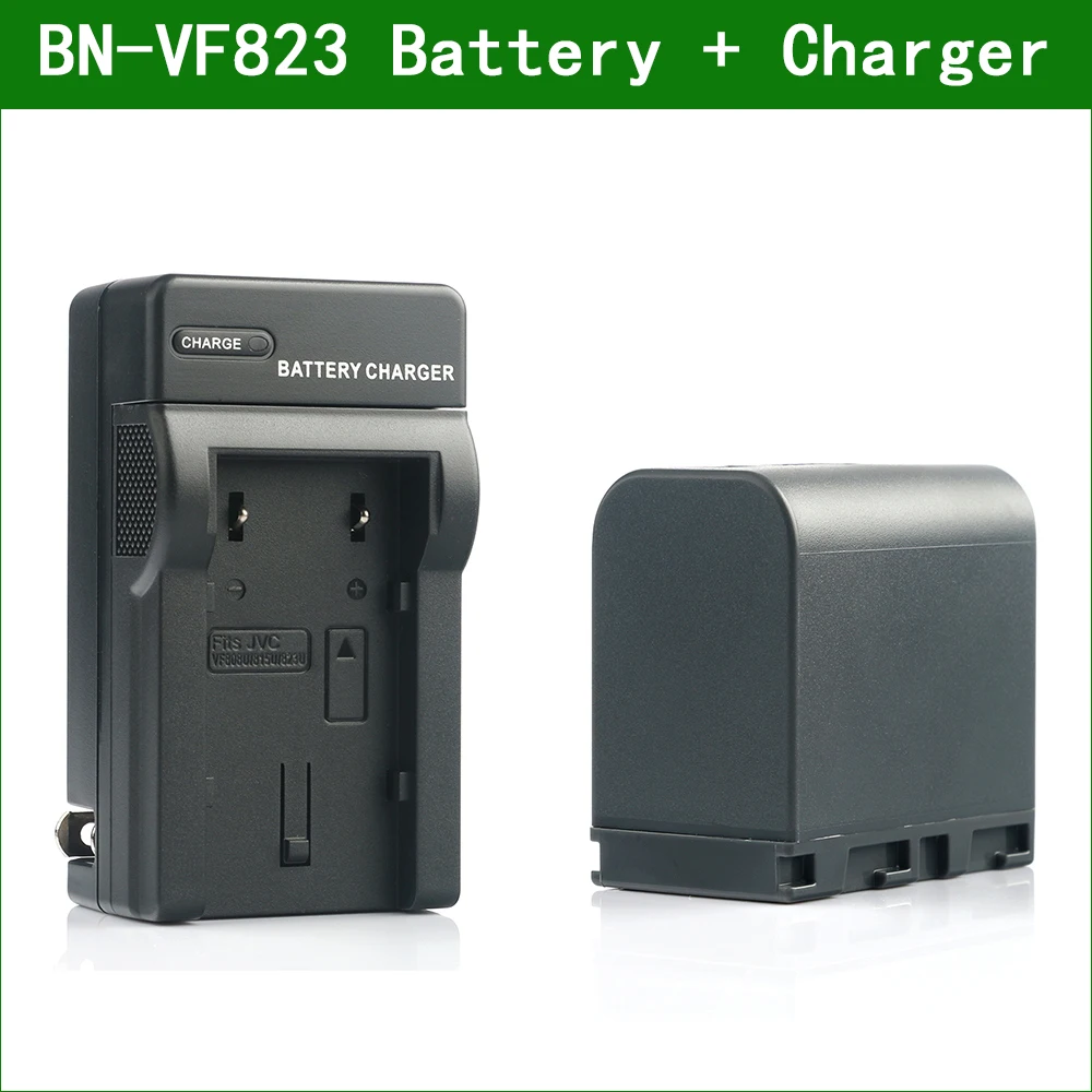 BN-VF823 Digital Camera Battery +Charger for JVC BN-VF808 VF815 VF808U VF815U GR-D720 D728 D740 D750 D760 D771 DA30 | Электроника