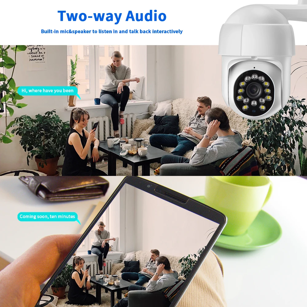 HD1080P 1.5Inch Mini Yoosee PTZ Wifi Camera Outdoor Wireless IP Camera Auto Tracking Motion Detection Two-Way Audio Could Record mini camera,ip camera,wifi camera,surveillance camera,wifi ip camera