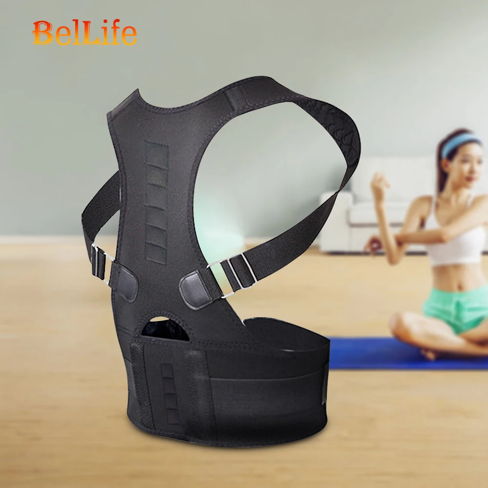 Magnetic Posture Corrector Back Brace Shoulder Support Neck Back Pain Disc Herniation Collarin Cervical Lower Backache Lumbar Co Magnetic Posture Corrector Back Brace Shoulder Support Neck Back Pain Disc Herniation Collarin Cervical Lower Backache Lumbar Co