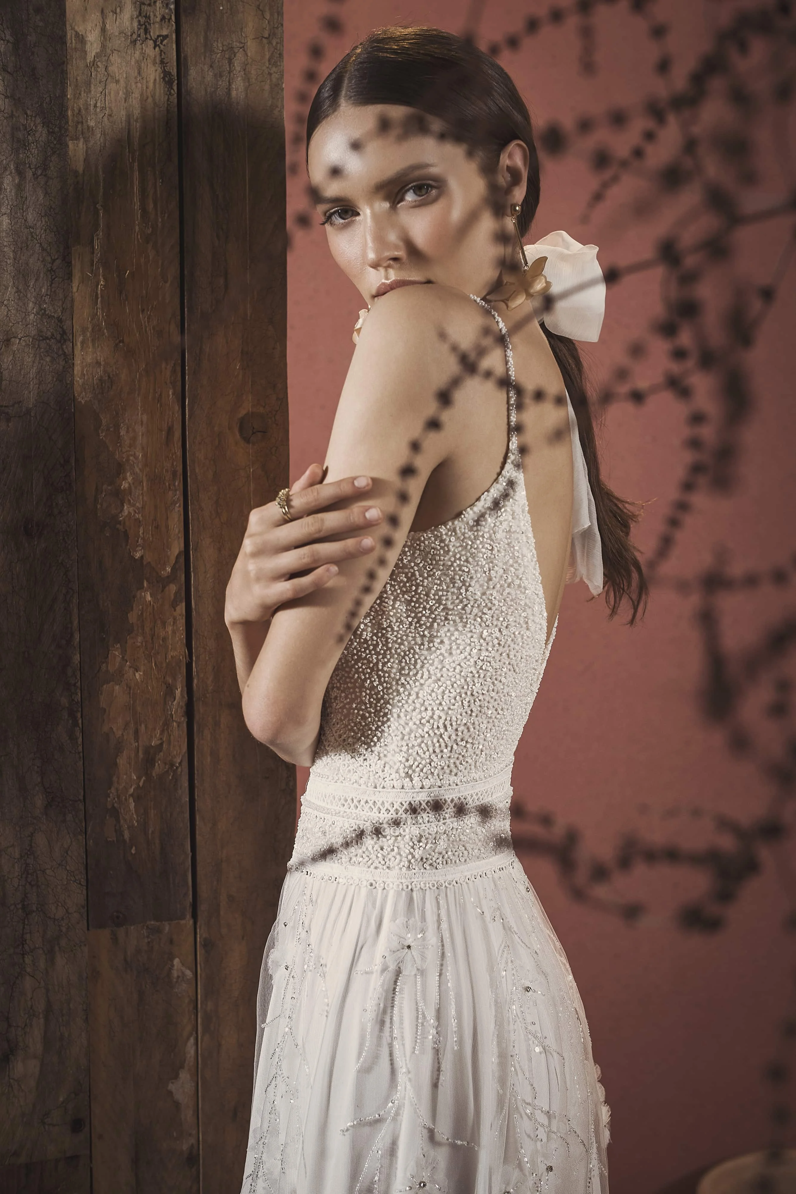 Bohemian Wedding Dresses Lace Appliqued Beads Boho Chiffon Bridal Gowns A Line Wedding Dress robe de mariée