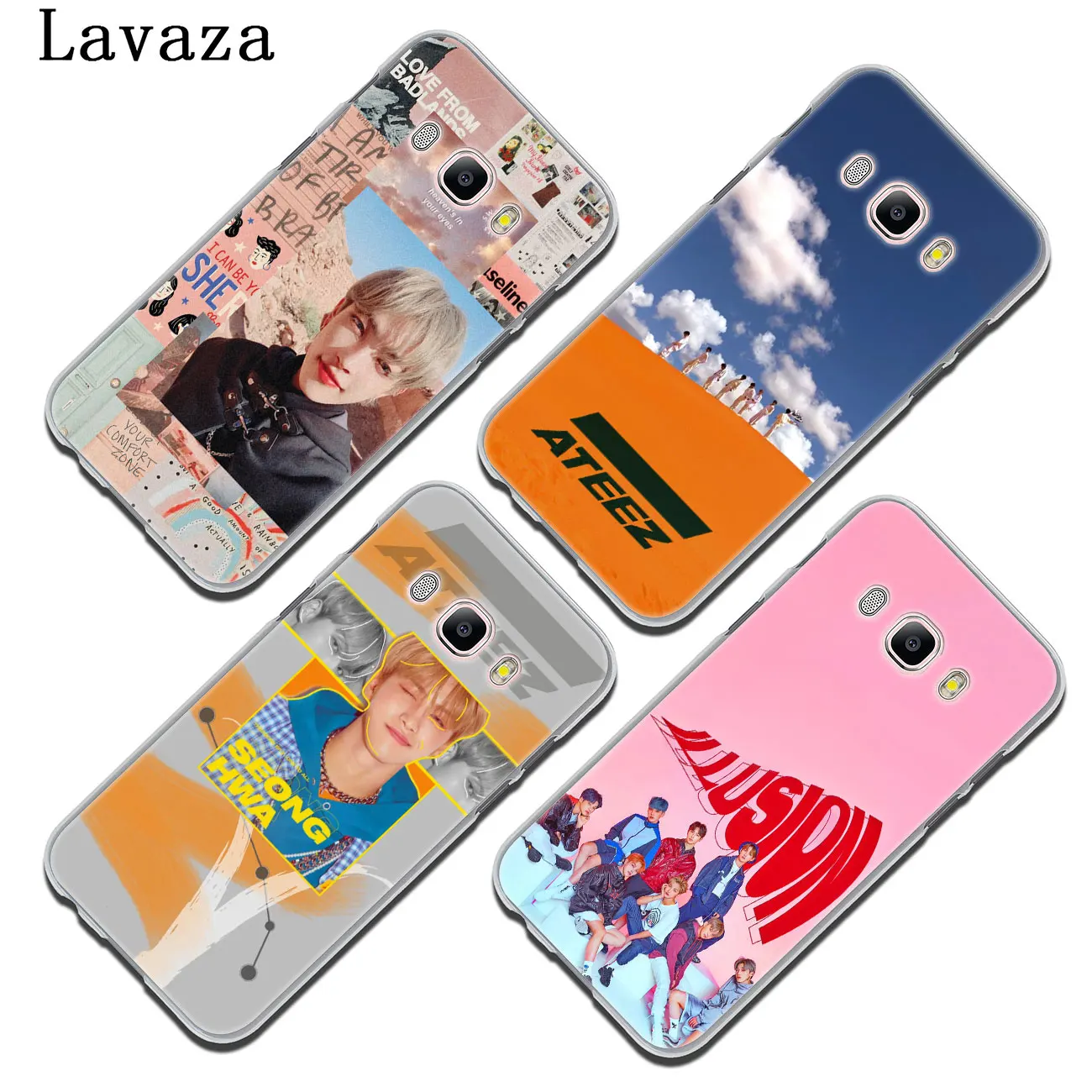 KPOP ATEEZ логотип Чехол для телефона samsung Galaxy J8 J7 Duo J6 J5 J4 Plus 2018 2017 2016 J2 J3 Prime 2015 Крышка| |