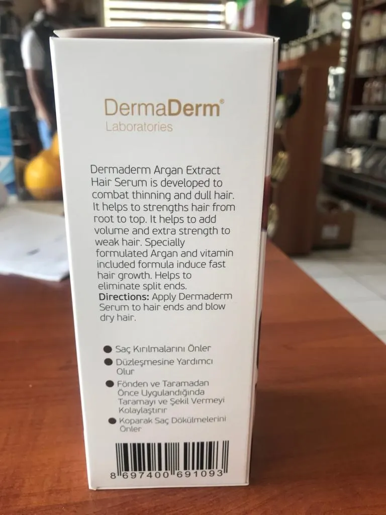 Dermaderm Argan Essence молочко для ухода за волосами