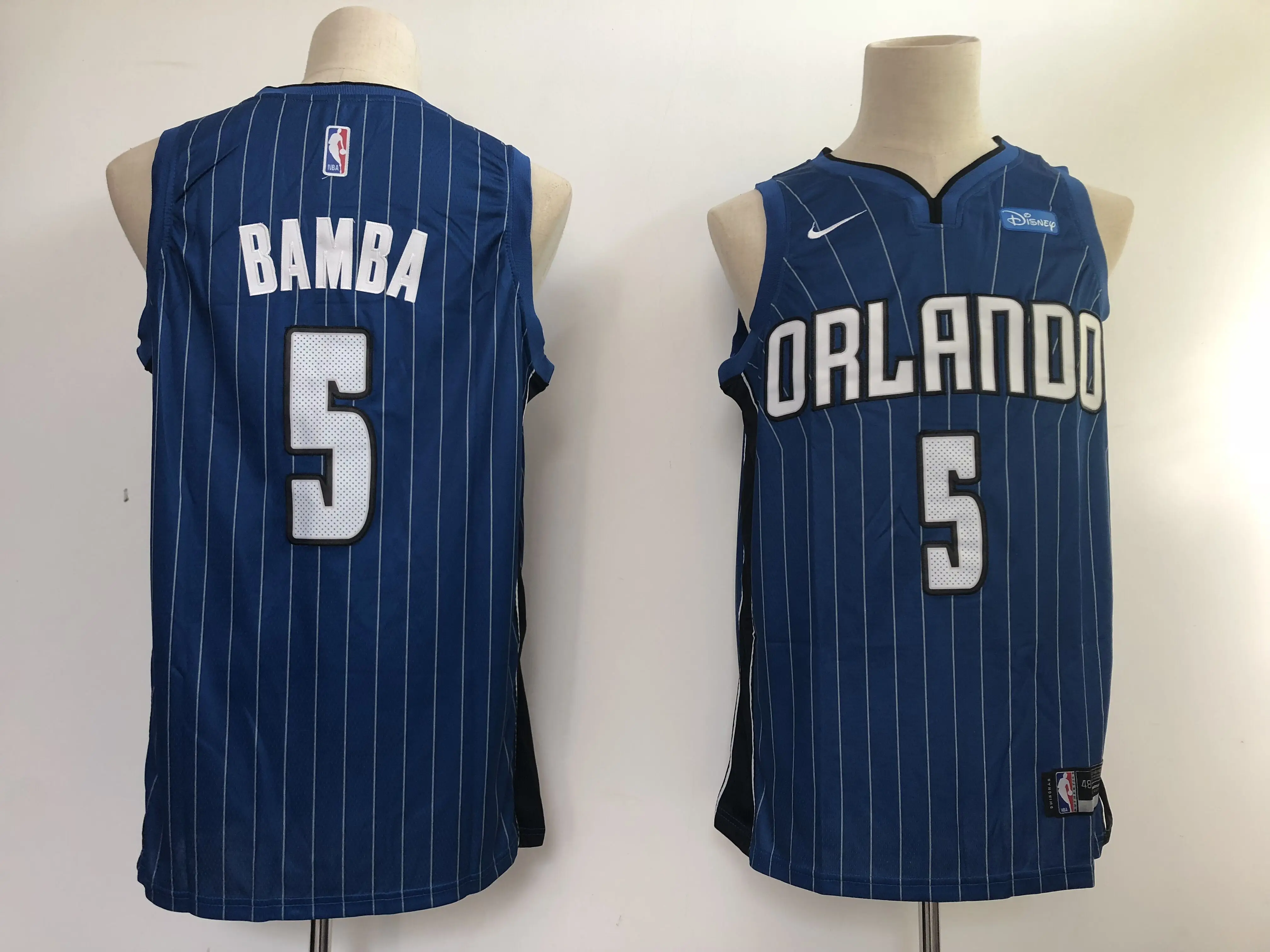 for men A+++ Качественная мужская футболка для взрослых#5 Mohamed Bamba Jersey Orlando - Цвет: for men