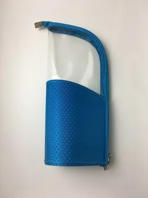 blue Держатель для кистей для макияжа, сумка для хранения кистей, водонепроницаемая косметичка для мытья, набор инструментов для макияжа, сумка для путешествий, сумки для хранения, коробка - Handle Color: blue