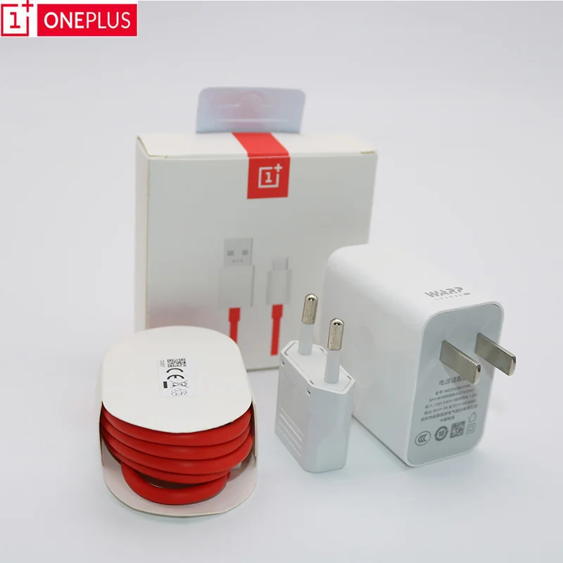 

OnePlus Warp Charge 30 Power Adapter Warp 30W EU Charger EU US Charger Cable Quick Charge 30W For OnePlus 7 Pro With box