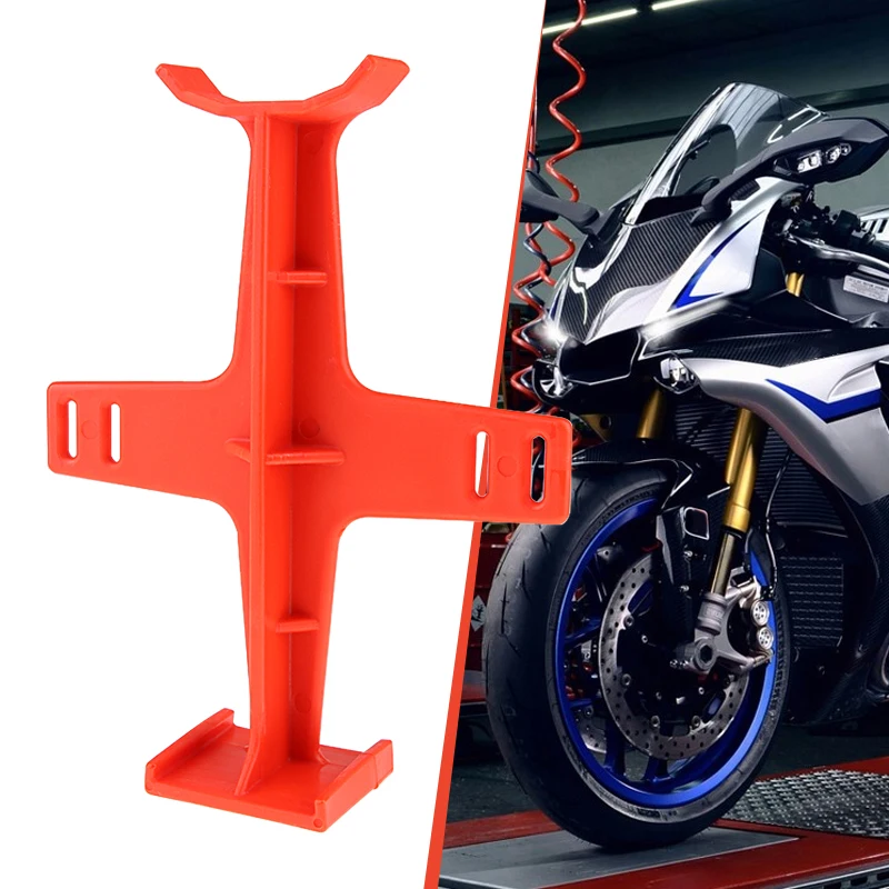 1 Pcs Orange Plastic Frok Support Motorcycles Universal Fork Brace Stand Protector For Motorbike Dirt Bike Etc 280mm