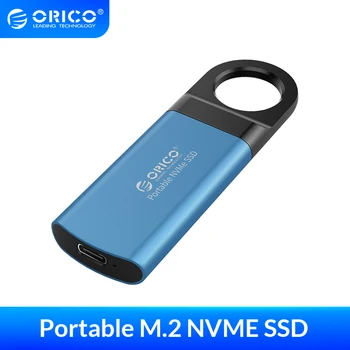 

ORICO Mini External SSD 1TB 128GB 256GB 512GB M2 NVME Hard Drive Mobile Portable SSD USB C 3.1 10Gbps External Solid State Drive