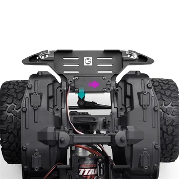 

Simulation Front Bumper Base Modification Winch Front Bumper for 1/10 TRAXXAS TRX-6 G63 TRX-4 G500 RC Crawler Parts
