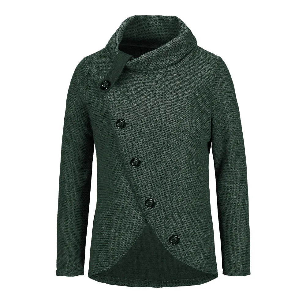 Стильные женские вязаные пуловеры, свитер с длинными рукавами, водолазка, однотонные пуловеры для девочек, блузка, рубашка, джемпер, зимняя женская одежда - Цвет: Green