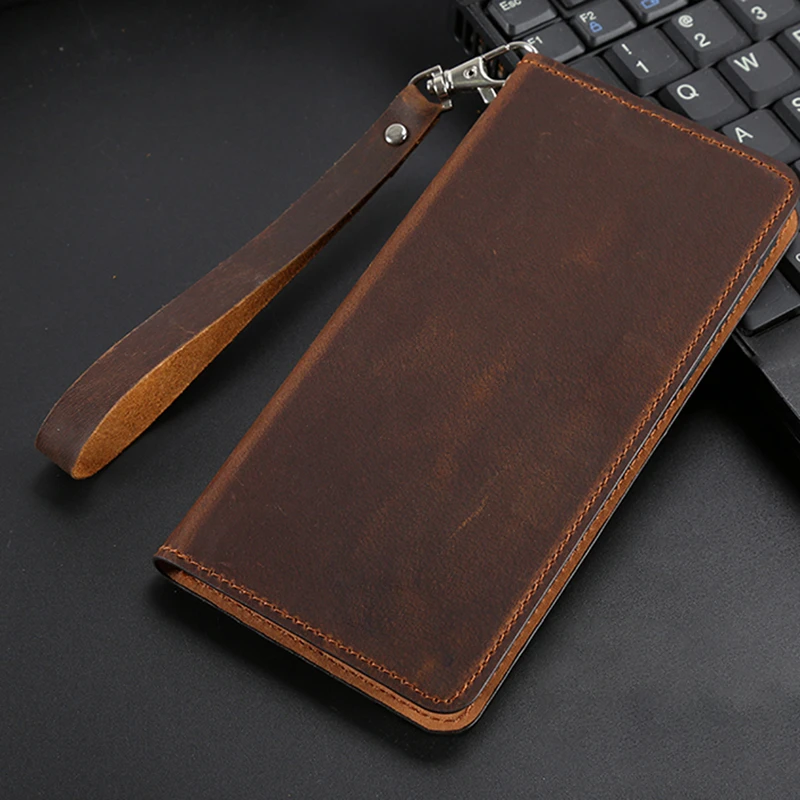 Genuine Leather Phone Flip Case For Meizu 15 16 16X 16th 16T 16S 16XS 17 Pro 6 7 Plus X8 Wallet Luxury Cowhide Bag Cover meizu phone case with stones