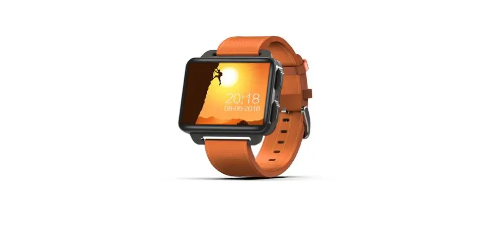 Оранжевый DM99 smartwatch обновление DM98 MT6580 четырехъядерный 2,2 дюймовый ips экран 1 Гб+ 16 ГБ Android 5,1 OS 1,3 Мп камера 3g сеть gps wifi - Цвет: Оранжевый