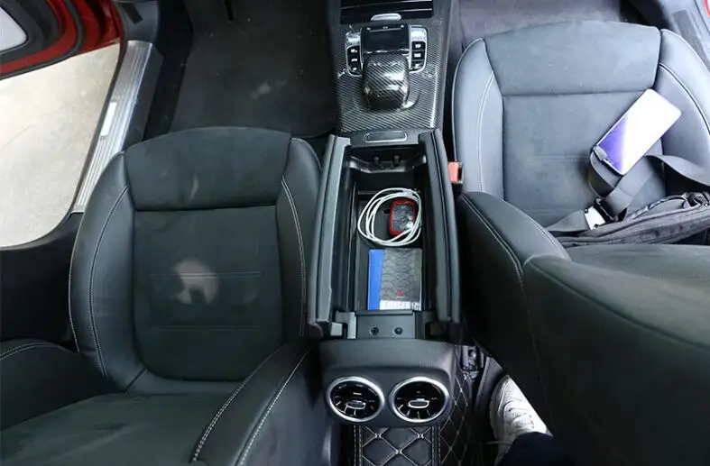 ABS carbon для Mercedes Benz CLA Class 2019 2020 21 w117 аксессуары автомобильного центрального