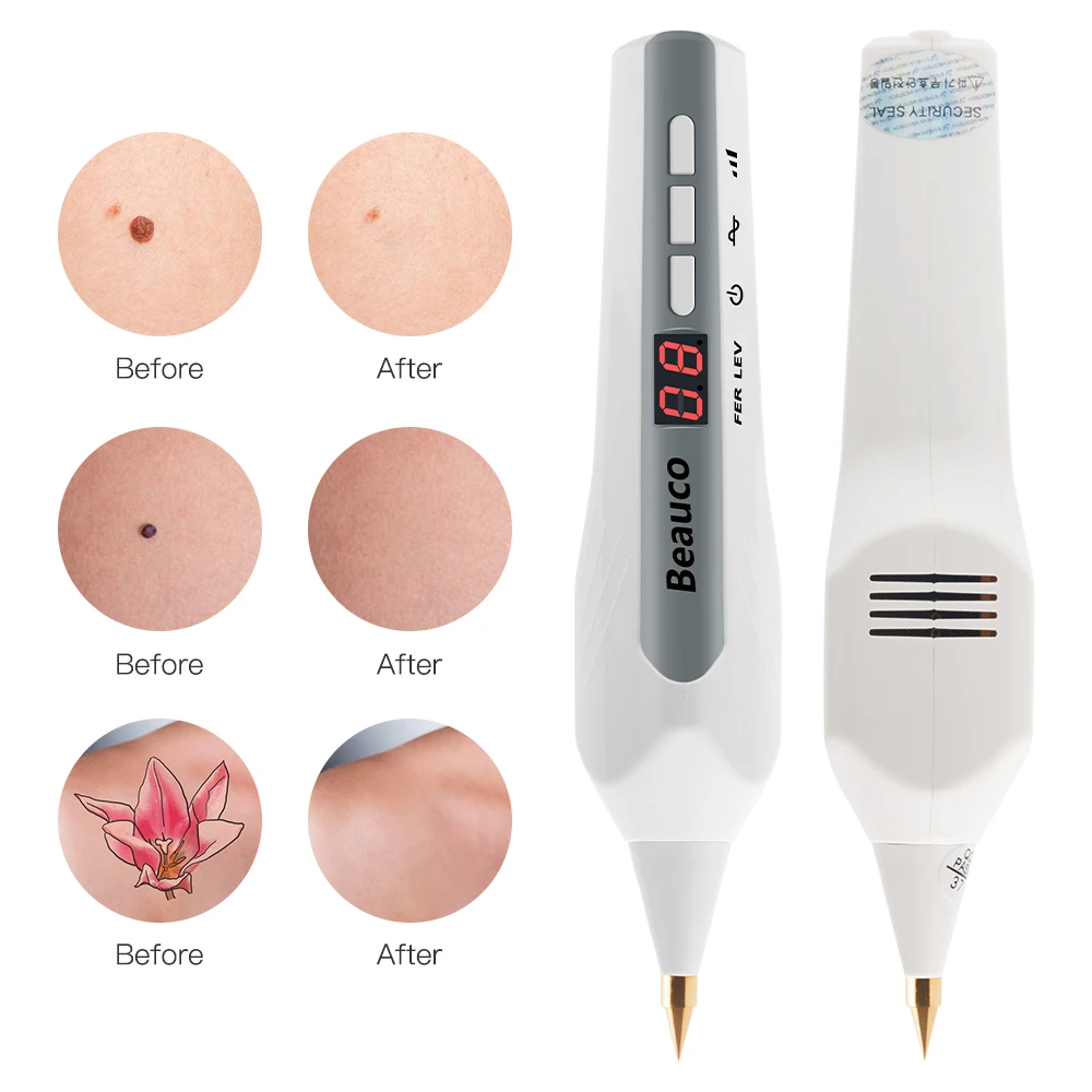 

9 Level Laser LCD Plasma Pen Freckle Remover Wart Tattoo SkinTag Mole Removal Pen Portable Home Salon Face Beauty Device