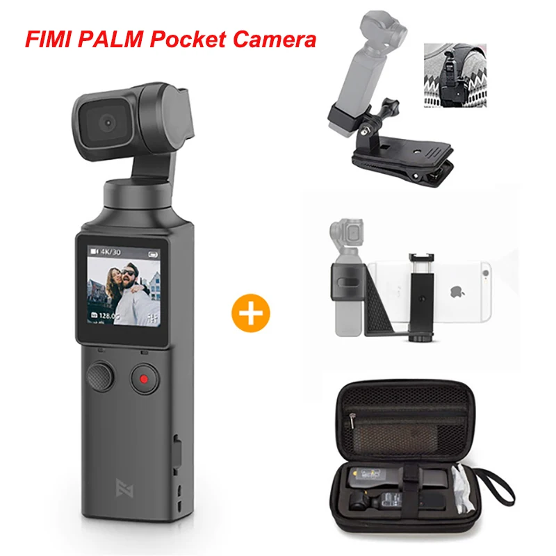 FIMI PALM Pocket Camera 4K HD 3 Axis Handheld Action Gimbal Camera Stabilizer Portable Gimbal Camera